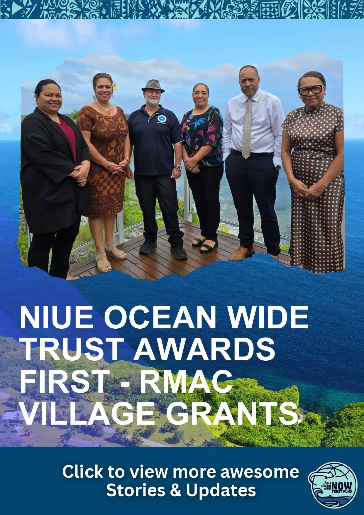 Niue Ocean Wide Trust Awards First Resource Management Advisory Committee (RMAC) Village Grants